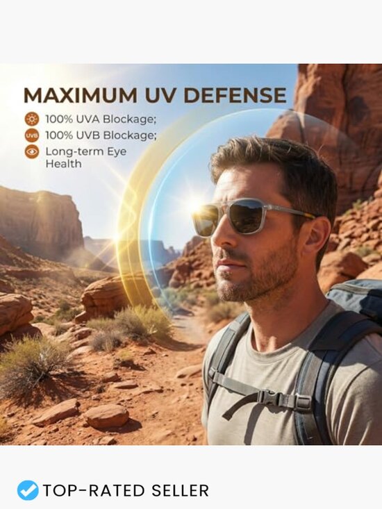 Retro Polarized Aviator Sunglasses Square Frame Vintage Modern Unisex Style main image 7